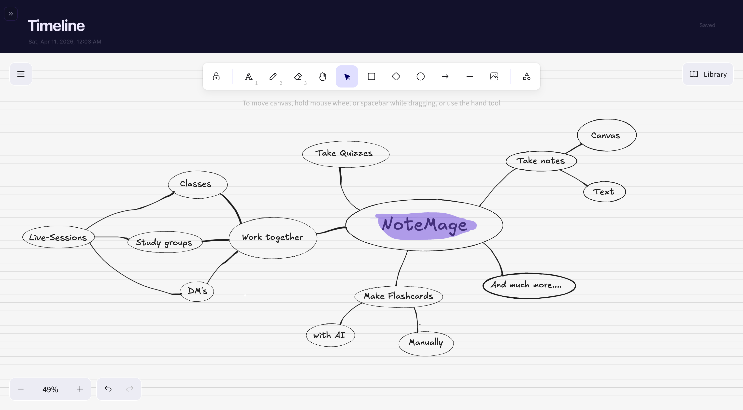 Draw like a wizard mockup